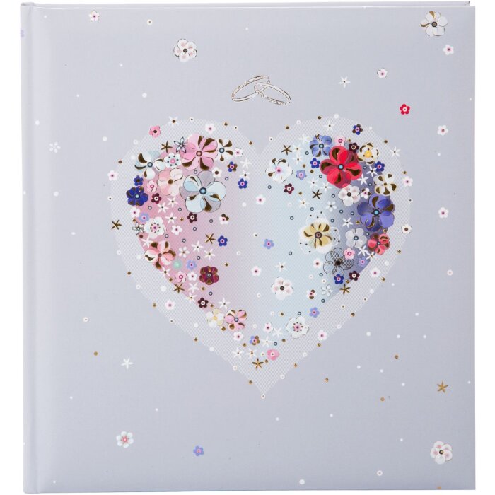 Goldbuch diario de boda Corazones de Flores 23x25 cm 44 páginas