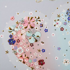 Goldbuch diario de boda Corazones de Flores 23x25 cm 44 páginas