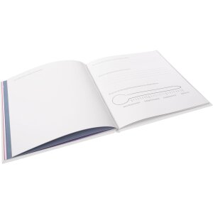 Libro de oro Diario de boda Juntos 23x25 cm 44 páginas ilustradas