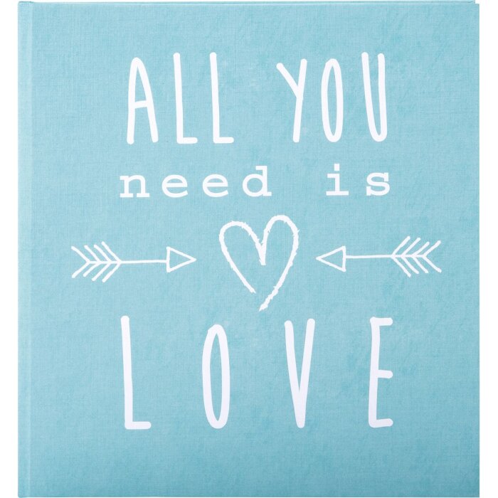 Goldbuch diario de boda All you need is love turquesa 23x25 cm 44 páginas