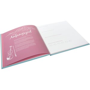 Goldbuch diario de boda All you need is love turquesa 23x25 cm 44 páginas