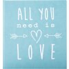 Goldbuch diario de boda All you need is love turquesa 23x25 cm 44 páginas