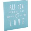 Goldbuch diario de boda All you need is love turquesa 23x25 cm 44 páginas