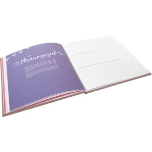 Libro de oro Diario de boda All You Need Is Love Gris 23x25 cm 44 Páginas