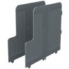 MODULOTOP set con 2 paneles divisorios - gris ratón