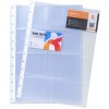 10 fundas de recambio para el tarjetero 75251E, formato DIN A4 - translúcido