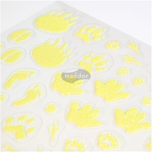 Phospho Stick, Pack 2 sh 14,8x21cm, Patas - Amarillo