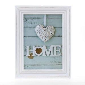 ZEP Marco de madera Vintage 40x60 cm blanco