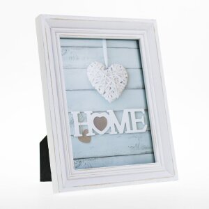 ZEP Marco de madera Vintage 40x60 cm blanco