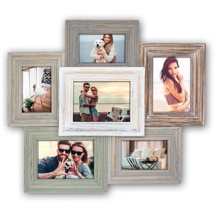 ZEP Galería de fotos MERIDIEN para 6 fotos 10x15 cm y 13x18 cm (60x52 cm)