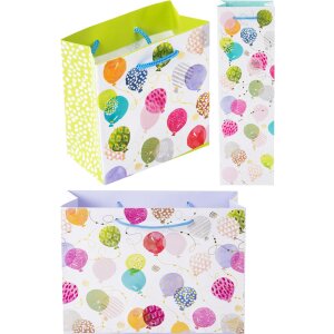 Bolsa de regalo Goldbuch Globos felices en 4 tamaños