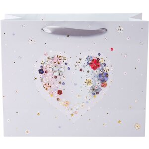 Bolsa de regalo Goldbuch Corazones de flores en 3 tamaños