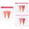 2 Corazones - Bolsas de regalo en 3 tamaños