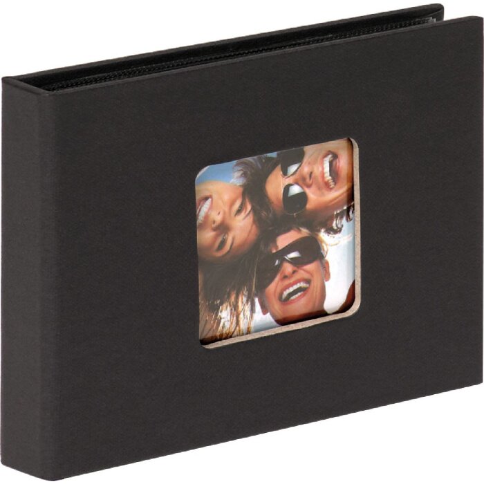 Walther Álbum Deslizable Mini Álbum 36 Fotos 10x15 cm Fun negro