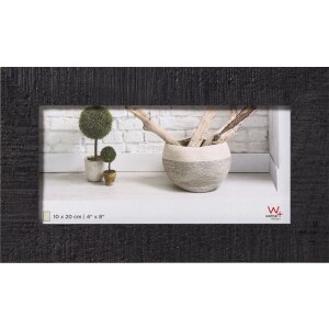 Inicio Marco de madera 10x20 cm negro
