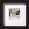 Marco de madera Walther 3D Estocolmo negro 20x20 cm con Passepartout 15x15 cm