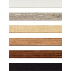 Marco de madera Walther 3D Estocolmo gris 20x20 cm con Passepartout 15x15 cm