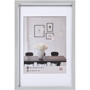 Marco de plástico Steel Style 30x45 cm plata