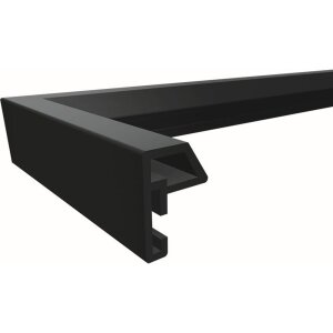Marco de plástico Walther Steel Style 40x50 cm dorado con paspartú 30x40 cm