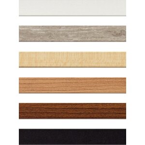 Marco de madera Walther 3D Estocolmo negro 30x30 cm