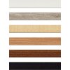 Marco de madera Walther 3D Estocolmo negro 30x30 cm