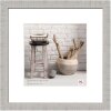 40x40 cm Marco de madera HOME gris claro