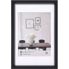 Marco de plástico Walther Steel Style 50x60 cm negro con passepartout 40x50 cm
