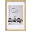 Marco de plástico Walther Steel Style 50x70 cm dorado con paspartú 40x60 cm