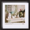 Marco de madera Walther 3D Estocolmo negro 40x40 cm con Passepartout 30x30 cm