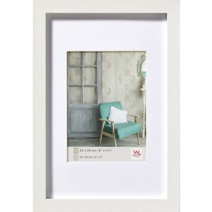 Marco de madera Walther Estocolmo blanco 60x80 cm