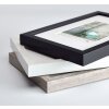 Marco de madera Stockholm gris 70x100 cm