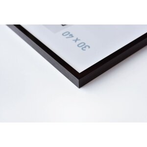 Marco de aluminio C2 anodizado negro brillo 70x70 cm
