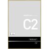 Estructura de aluminio C2 dorado mate 60x90 cm