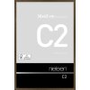 Nielsen Marco de aluminio C2 estructura nogal mate 30x45 cm