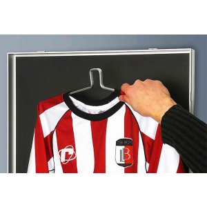 Marco para camiseta Nielsen 70x90 cm cristal flotado negro anodizado