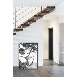 Marco de aluminio Classic plata mate 60x84 cm