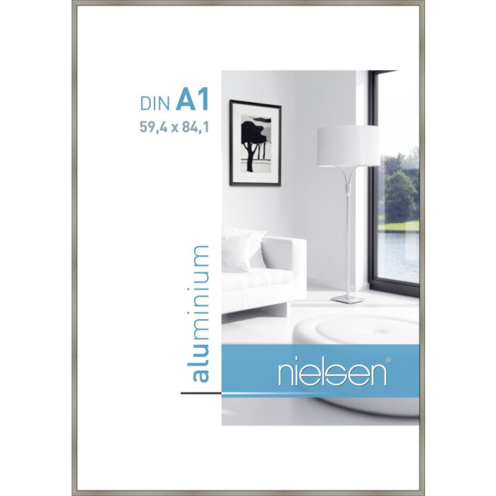 Marco de aluminio Nielsen Classic champán 60x84 cm DIN A1