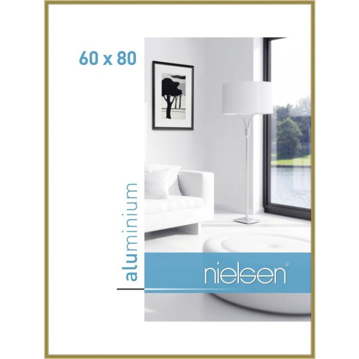 Marco de aluminio Nielsen Classic dorado 60x80 cm