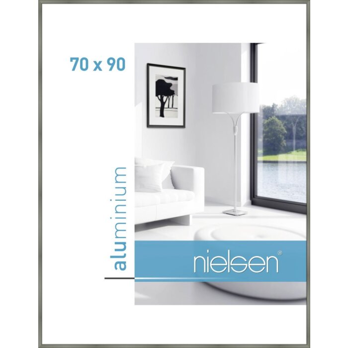 Marco de aluminio Nielsen Classic platinum 70x90 cm