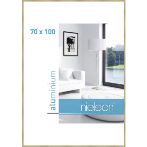 Marco de aluminio Nielsen Classic dorado mate 70x100 cm