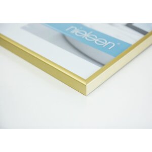 Marco de aluminio Nielsen Classic dorado mate 70x100 cm
