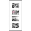 Marco de aluminio Nielsen Gallery Junior plata 4 fotos 10x15 cm (25x60 cm)