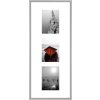 Marco aluminio Gallery Junior plata 3 fotos 13x18 cm