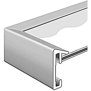 Nielsen Marco de aluminio Pixel 15x20 cm blanco brillante