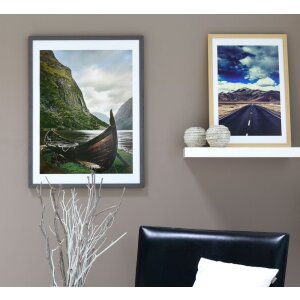 Marco de madera Nielsen XL 40x50 cm blanco opaco