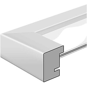 Marco de madera Nielsen XL 50x60 cm blanco opaco