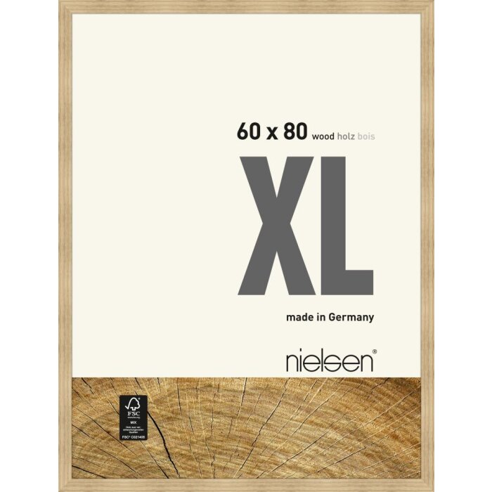 Marco de madera Nielsen XL 60x80 cm roble natural
