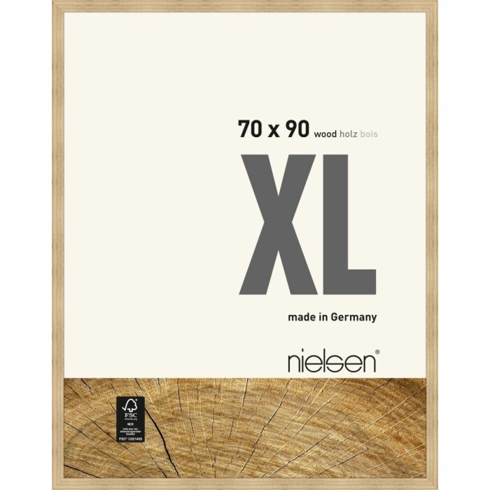 Marco de madera Nielsen XL 70x90 cm roble natural