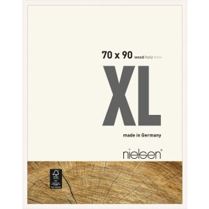 Marco de madera Nielsen XL 70x90 cm blanco opaco