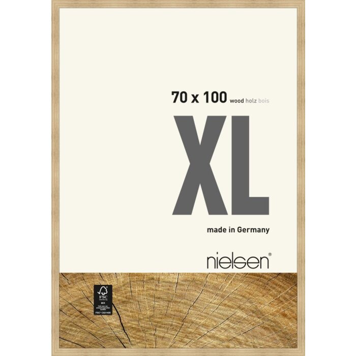 Marco de madera Nielsen XL 70x100 cm roble natural